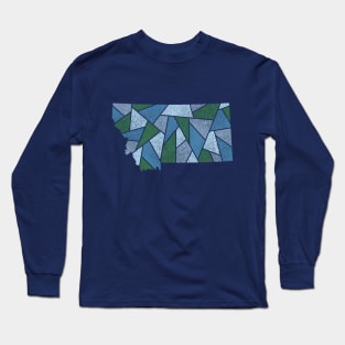 Montana Mosaic - Alpine Trail Long Sleeve T-Shirt